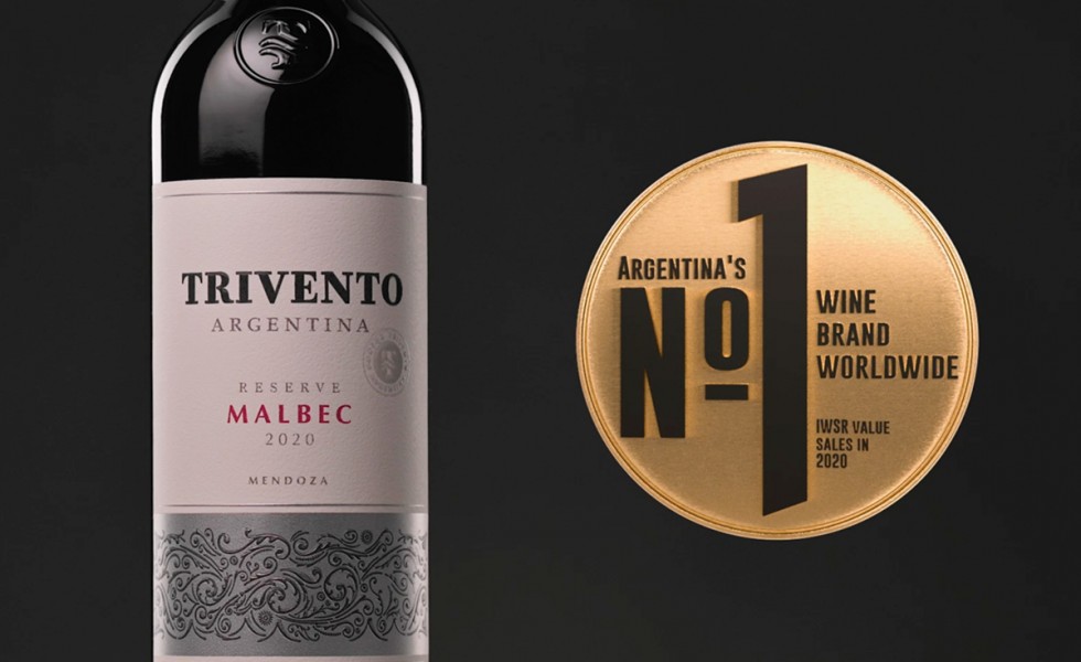 Trivento is the Argentinean wine brand No. 1 in the world according to IWSR