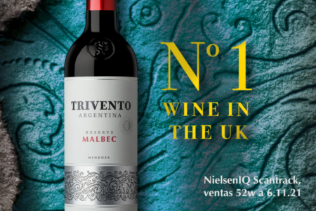 Trivento Reserve Malbec es el vino más vendido del Reino Unido