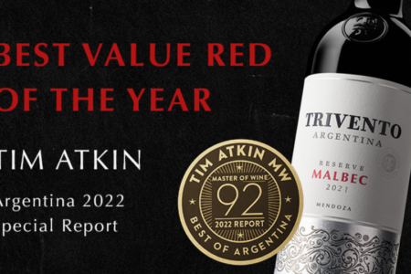 Trivento Reserve Malbec 2021 es Best Value Red of the Year según Tim Atkin