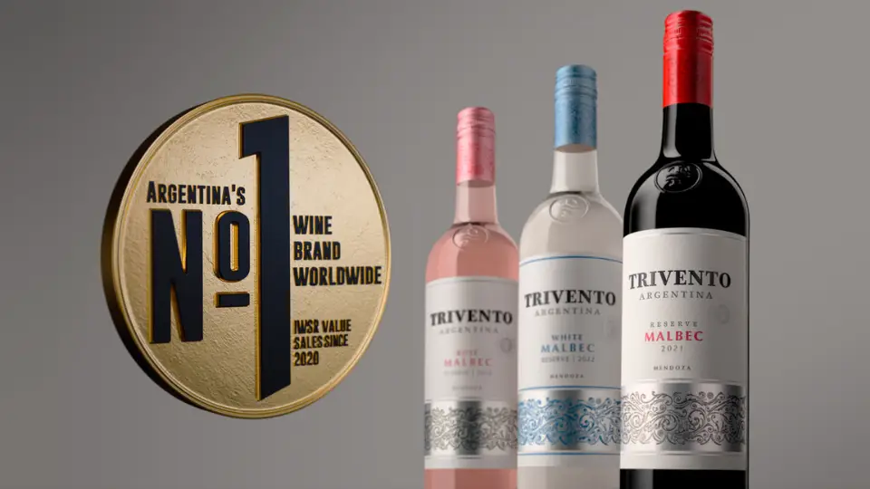 Trivento es nuevamente la marca argentina de vinos más vendida a nivel mundial