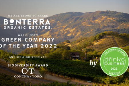 Concha y Toro y Bonterra Organic Estates triunfan en los The Drinks Business Green Awards 2022