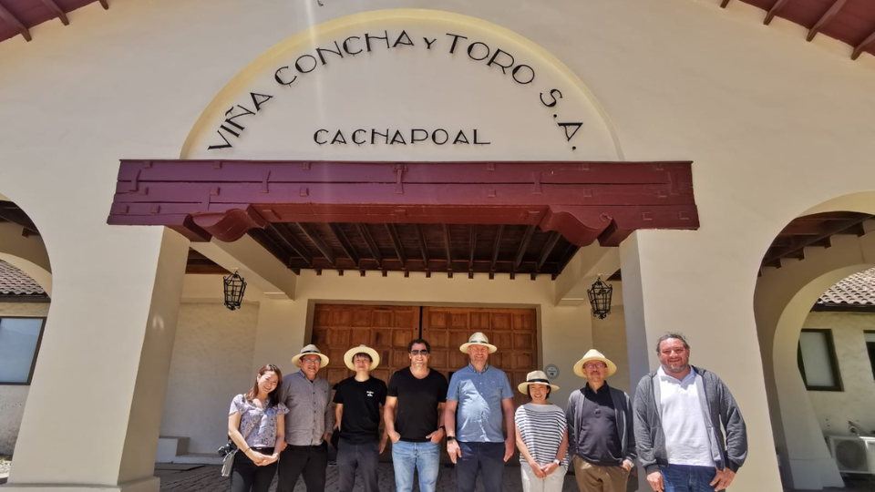 Equipo de Mercian visitó Viña Concha y Toro