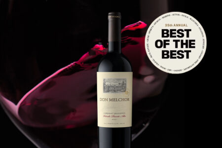 Don Melchor 2020 es el único vino chileno elegido en los “Best of the Best Wines of the World”