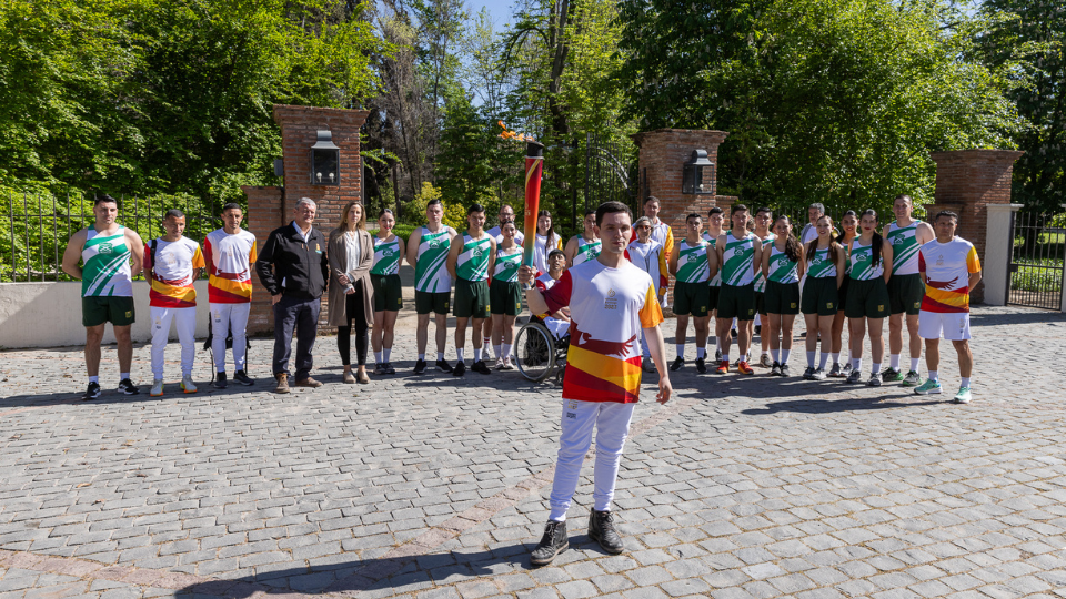 Pan American Torch was present at Viña Concha y Toro