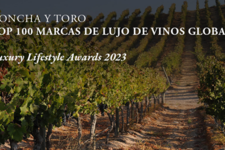 Concha y Toro ranks among the Top 100 global luxury wine brands