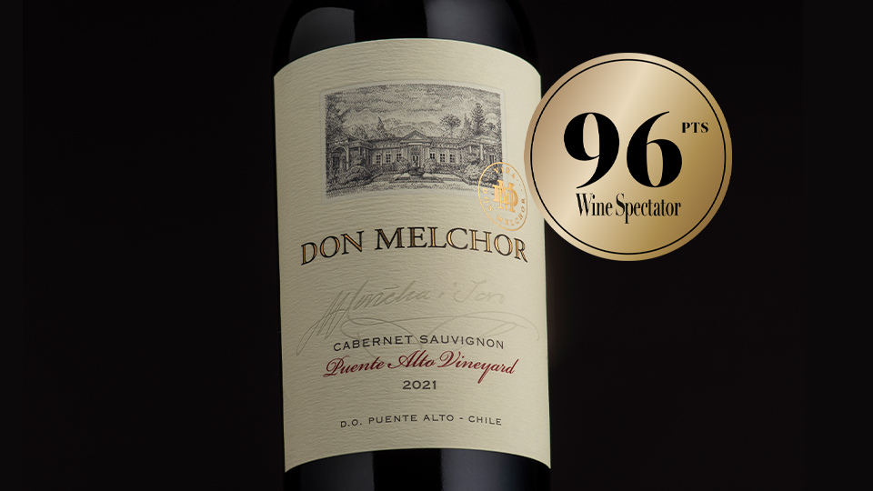 DON MELCHOR RECEIVES FOR THE FIFTH TIME THE HIGHEST SCORE EVER AWARDED BY WINE SPECTATOR TO A CHILEAN WINE