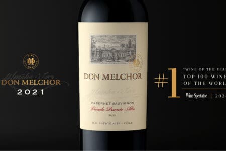 Don Melchor cosecha 2021 es elegido “Vino del Año” por Wine Spectator