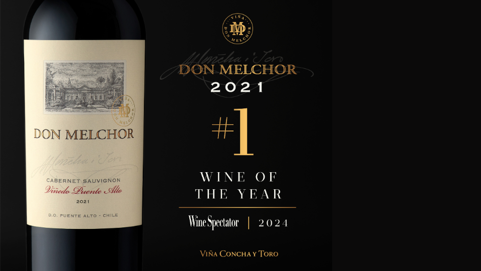 Don Melchor cosecha 2021 es elegido «Vino del año» por Wine Spectator